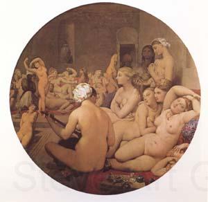 Jean Auguste Dominique Ingres The Turkish Bath (mk09) Germany oil painting art